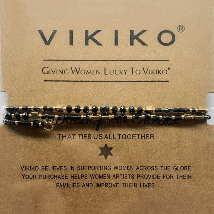 VIKIKO Clavicle Clasp Chain Necklace for Women Girl Gifts Miyuki Seed Beads Necklace Choker Natural Stone Beaded Necklace for Women