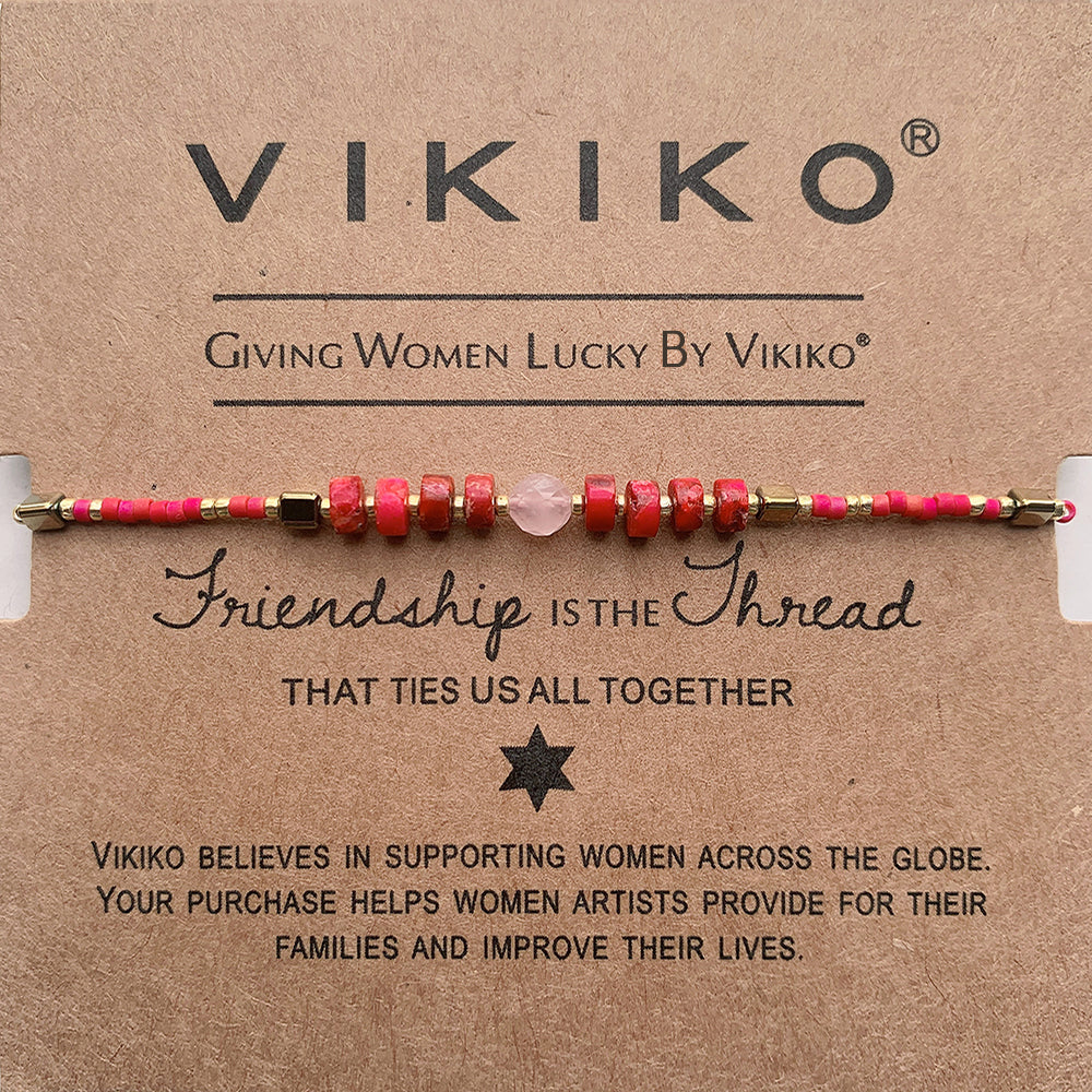 VIKIKO Natural Stone Bracelet Jewelry Gifts for Women Girl Dainty  Bracelet