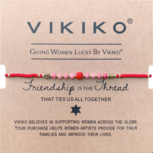 VIKIKO Natural Stone Bracelet Handmade Beaded Bracelet Miyuki Seed Beads Bracelet Gift for Her