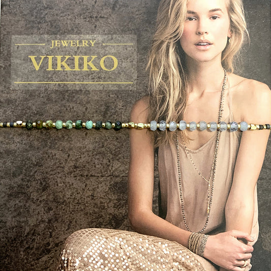 VIKIKO Natural Stone Miyuki Glass Beads Dainty Bracelets