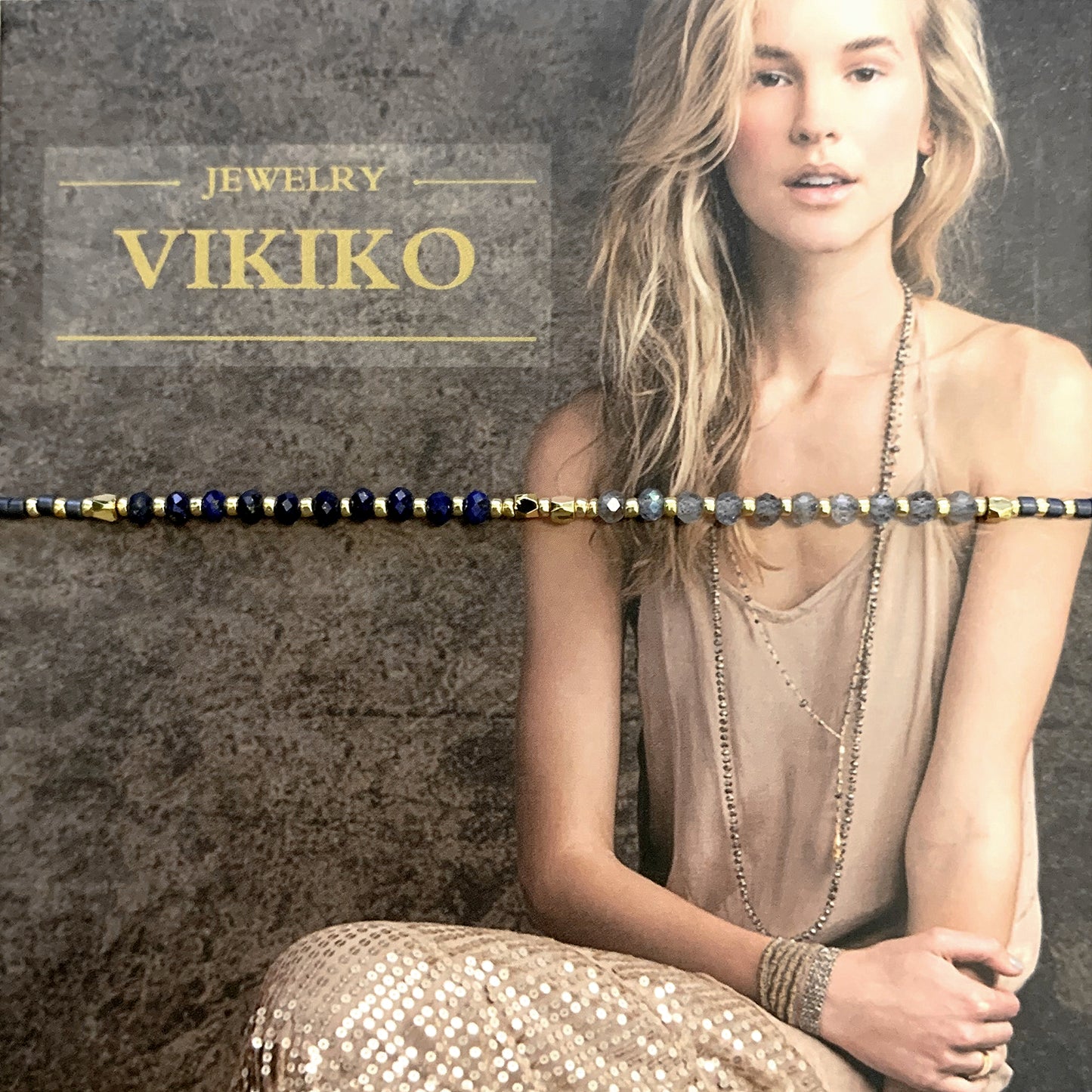 VIKIKO Natural Stone Miyuki Glass Beads Dainty Bracelets