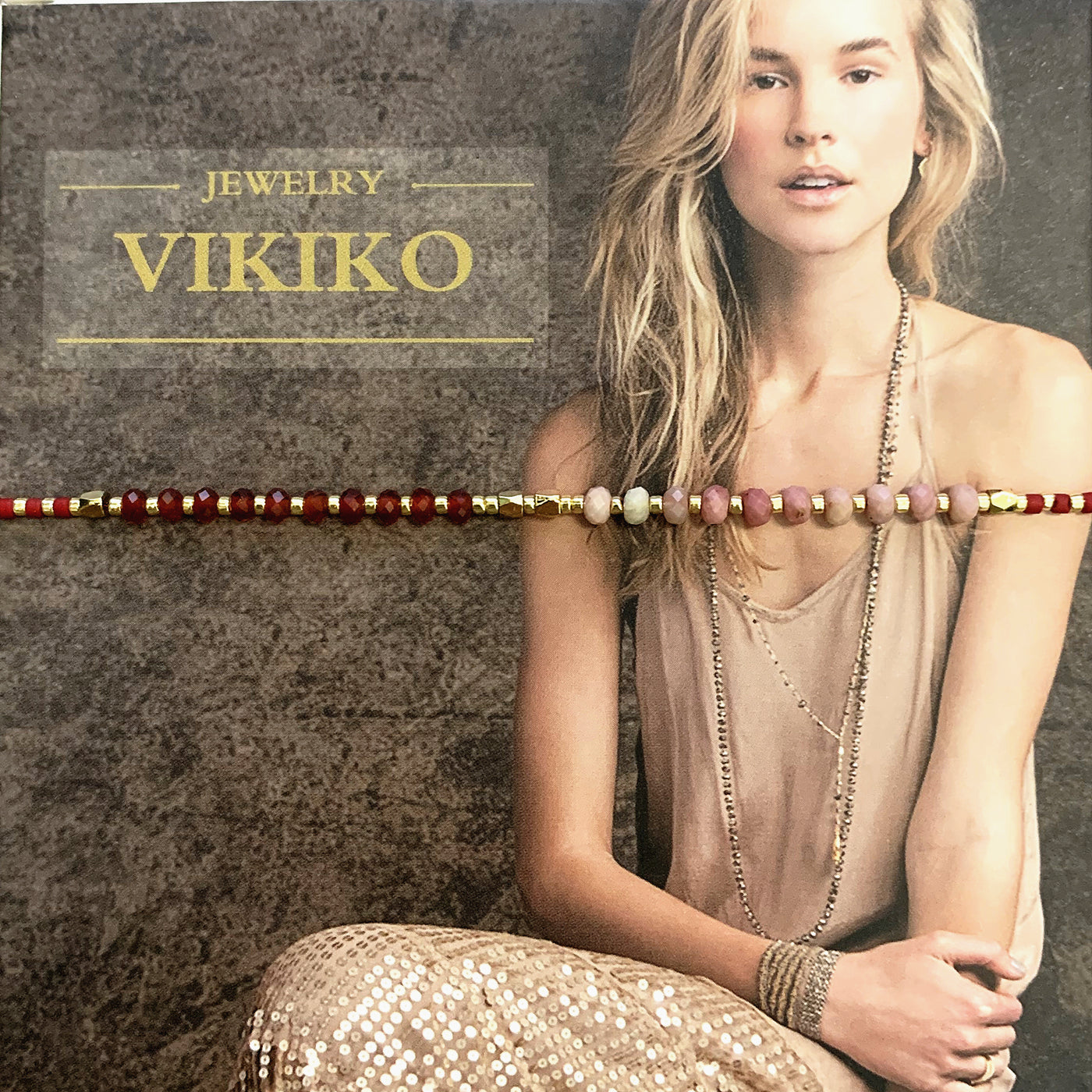 VIKIKO Natural Stone Miyuki Glass Beads Dainty Bracelets