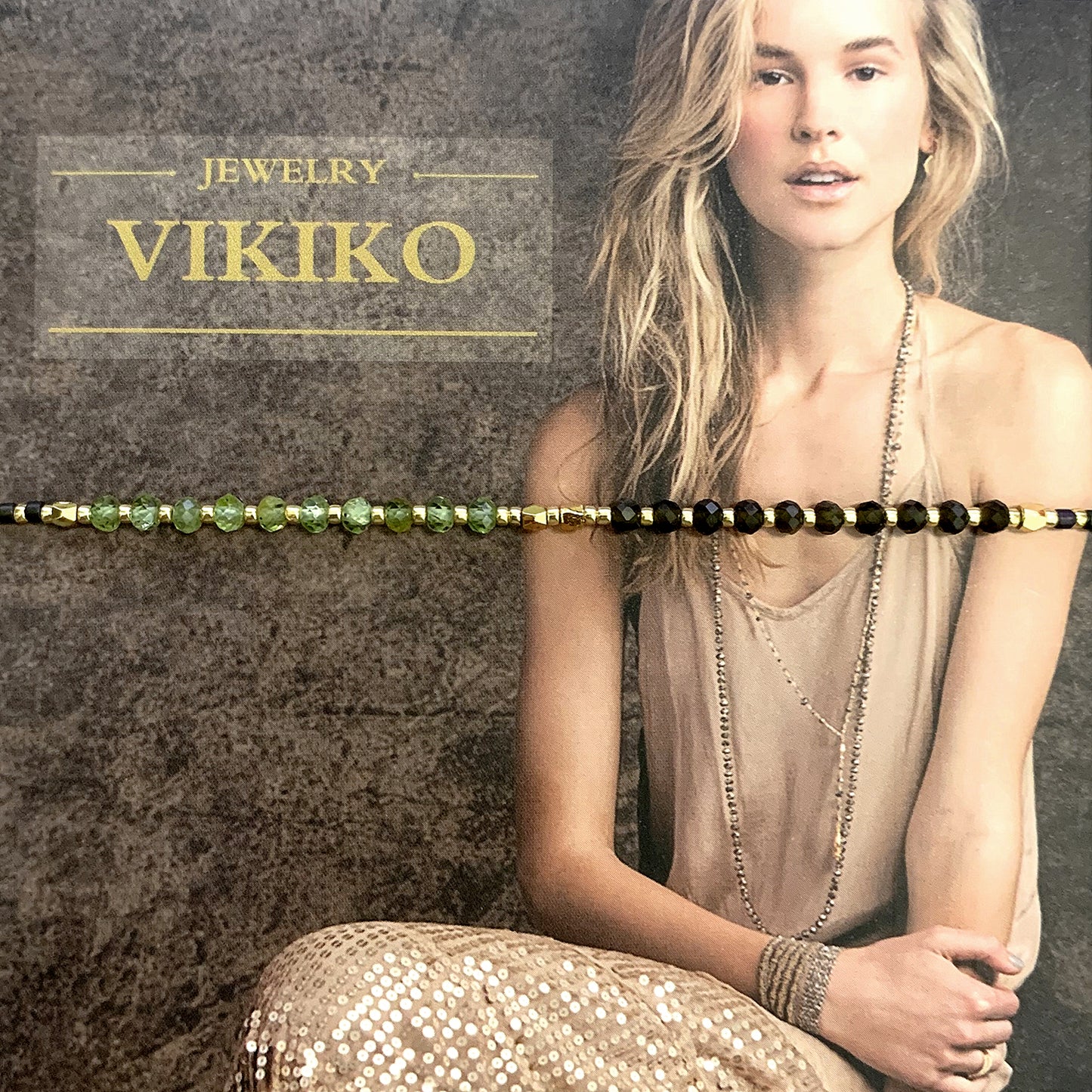 VIKIKO Natural Stone Miyuki Glass Beads Dainty Bracelets