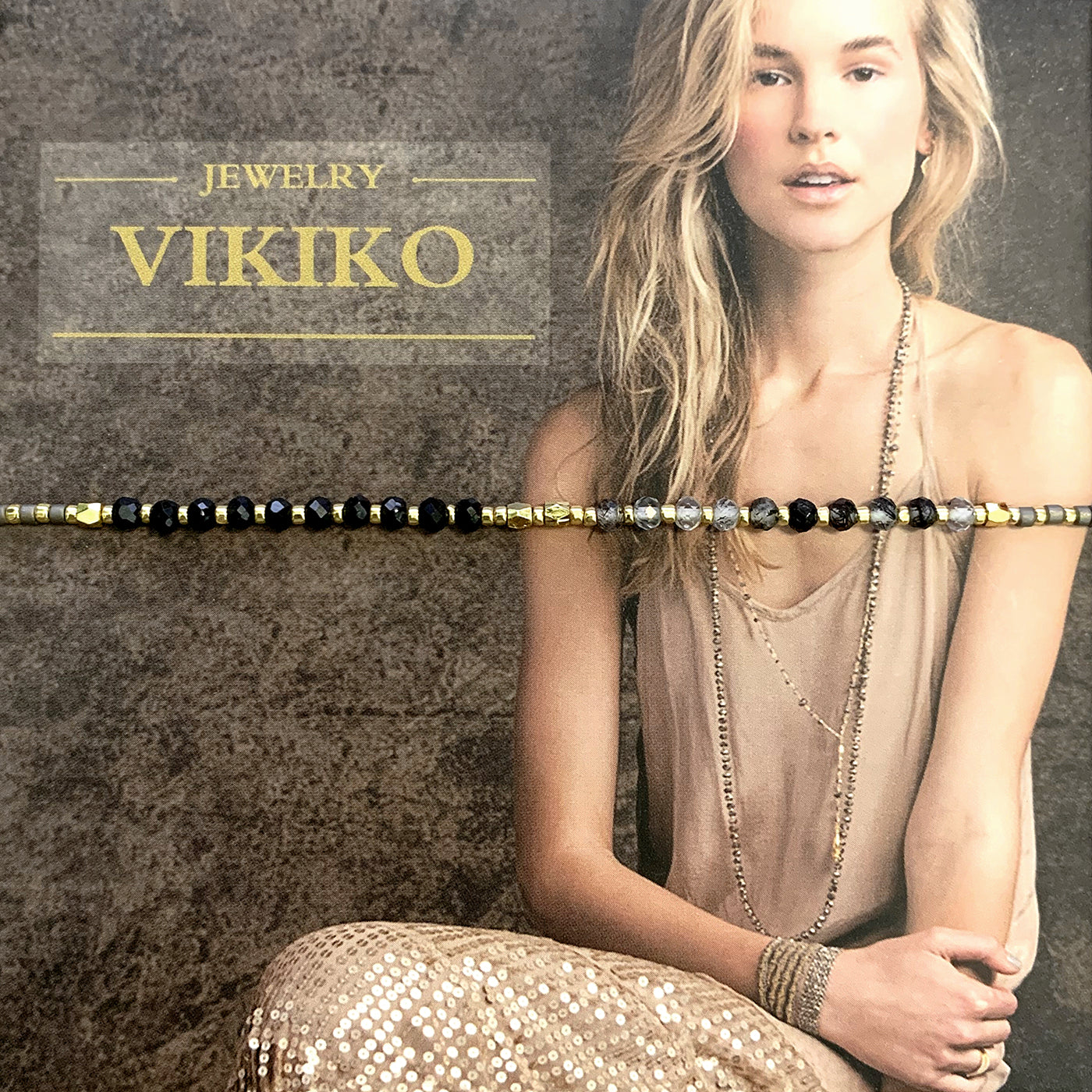 VIKIKO Natural Stone Miyuki Glass Beads Dainty Bracelets