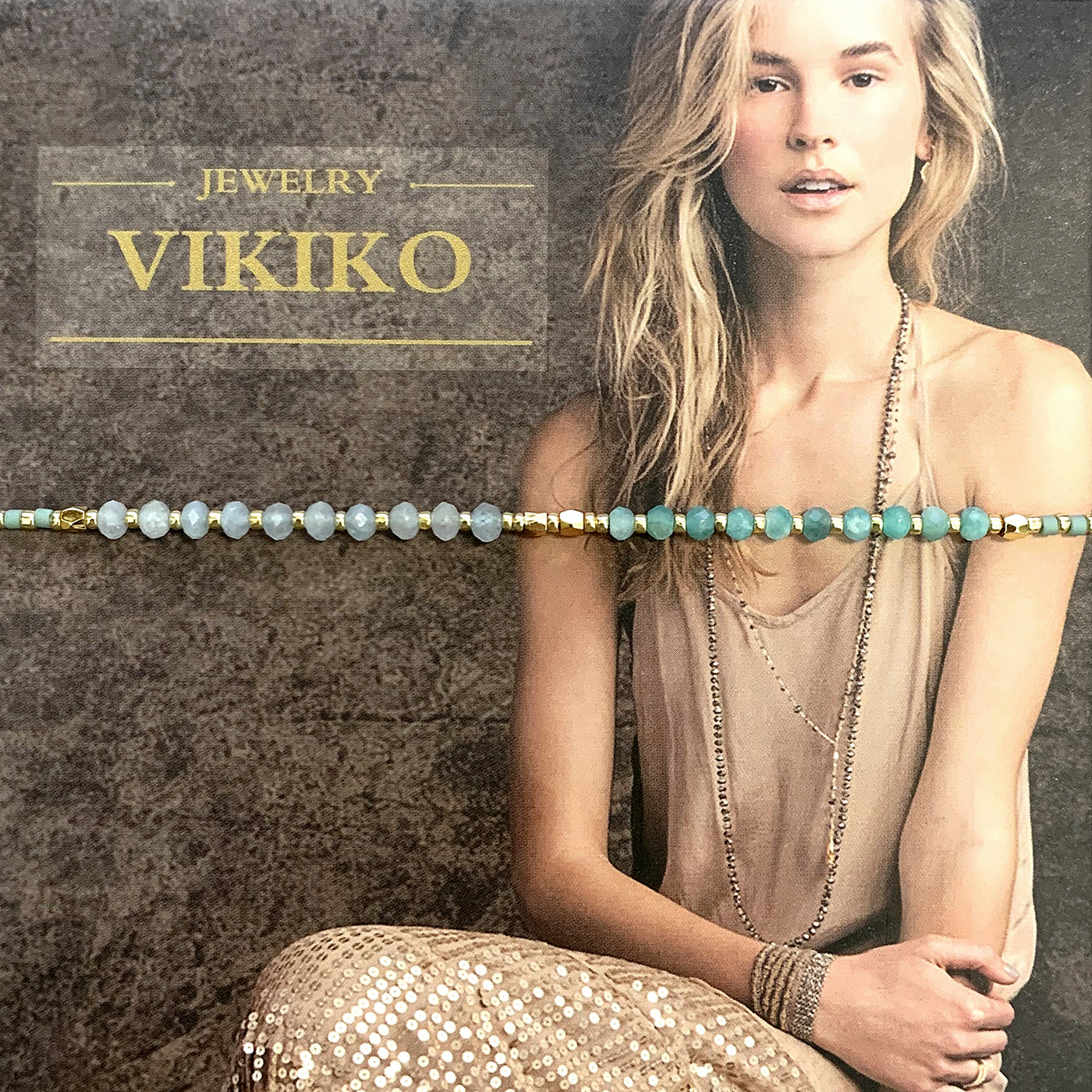 VIKIKO Natural Stone Miyuki Glass Beads Dainty Bracelets