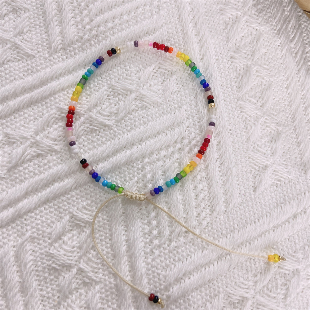 VIKIKO Boho Rainbow Beads Bracelet for Girl Gifts